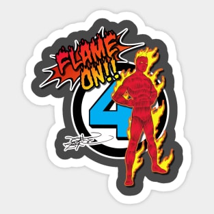 Flame On! Sticker